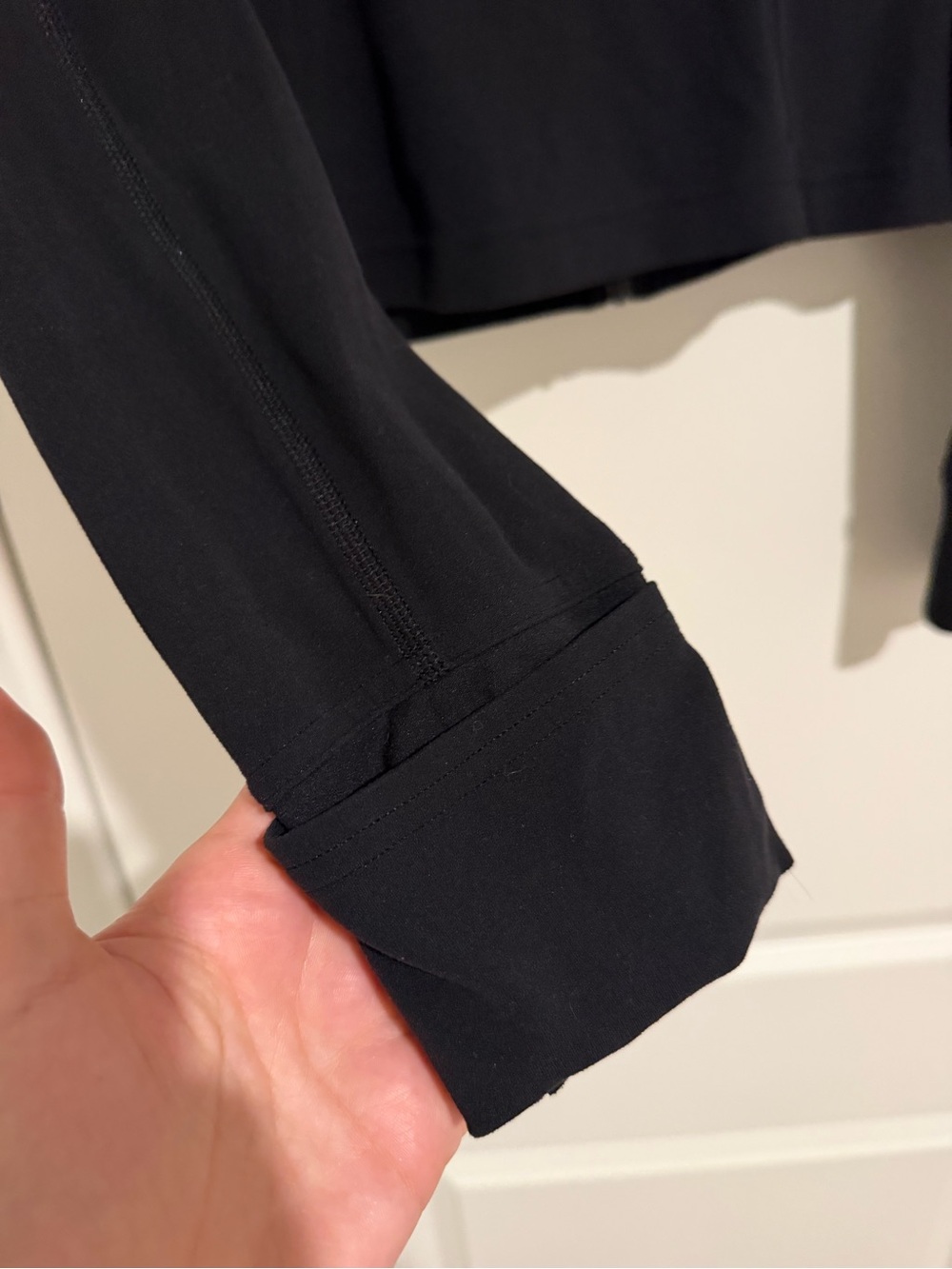 lululemon athletica Define Cropped Black Fitted Zip-Up Jacket Nulu - Picture 9 of 16